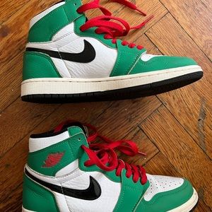 Nike Air Jordan 1 High Lucky Green W 7.5